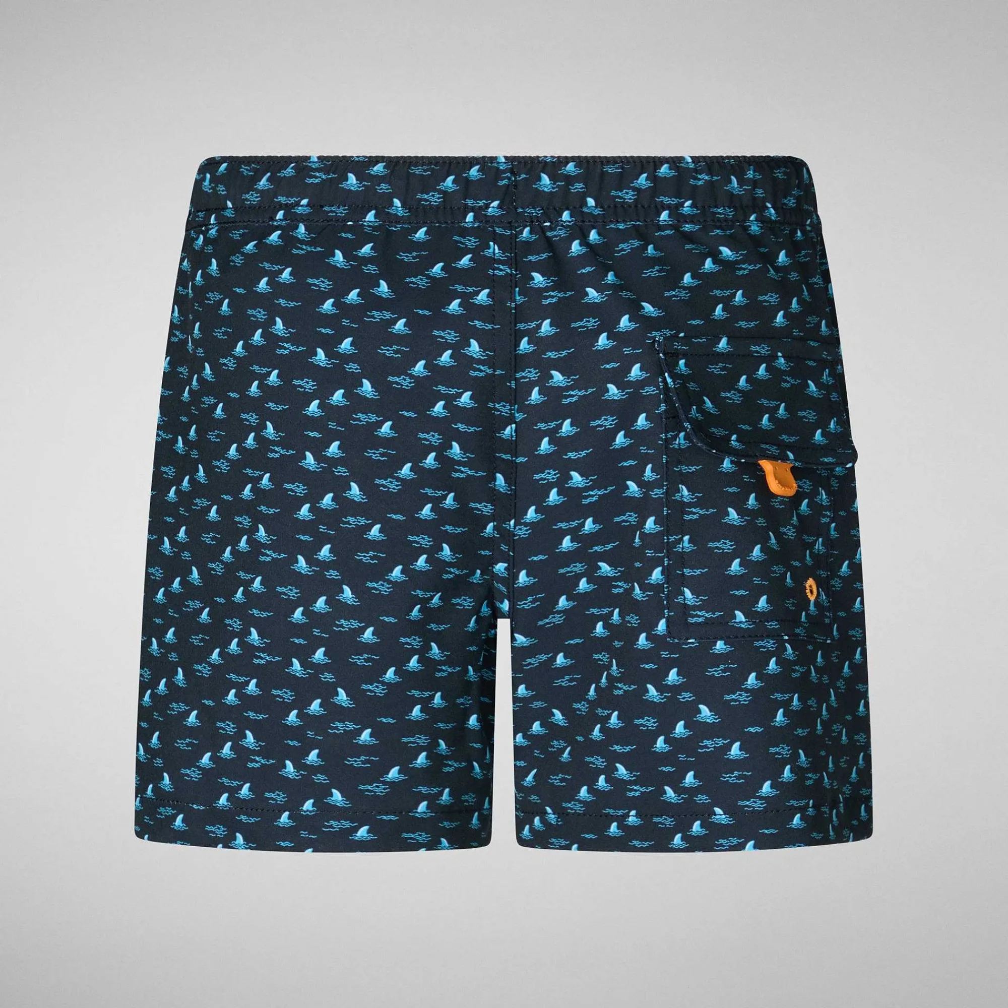 Gutt Save The Duck Badetøy For Gutter Getu In Sharks On Navy Blue