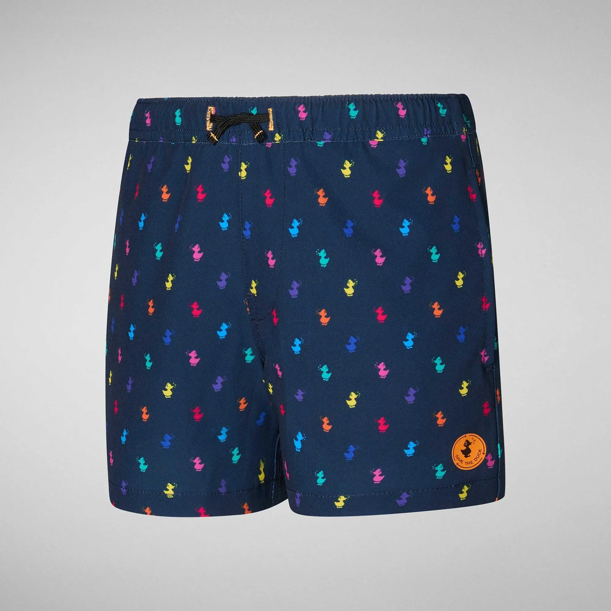 Gutt Save The Duck Badetøy For Gutter Getu In Rainbow Ducks Pa Navy Blue