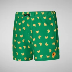 Gutt Save The Duck Badetøy For Gutter Getu In Bananas On Green
