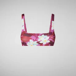 Kvinner Save The Duck Bikinitopp For Kvinner Uliana In Fucsia Frangipani