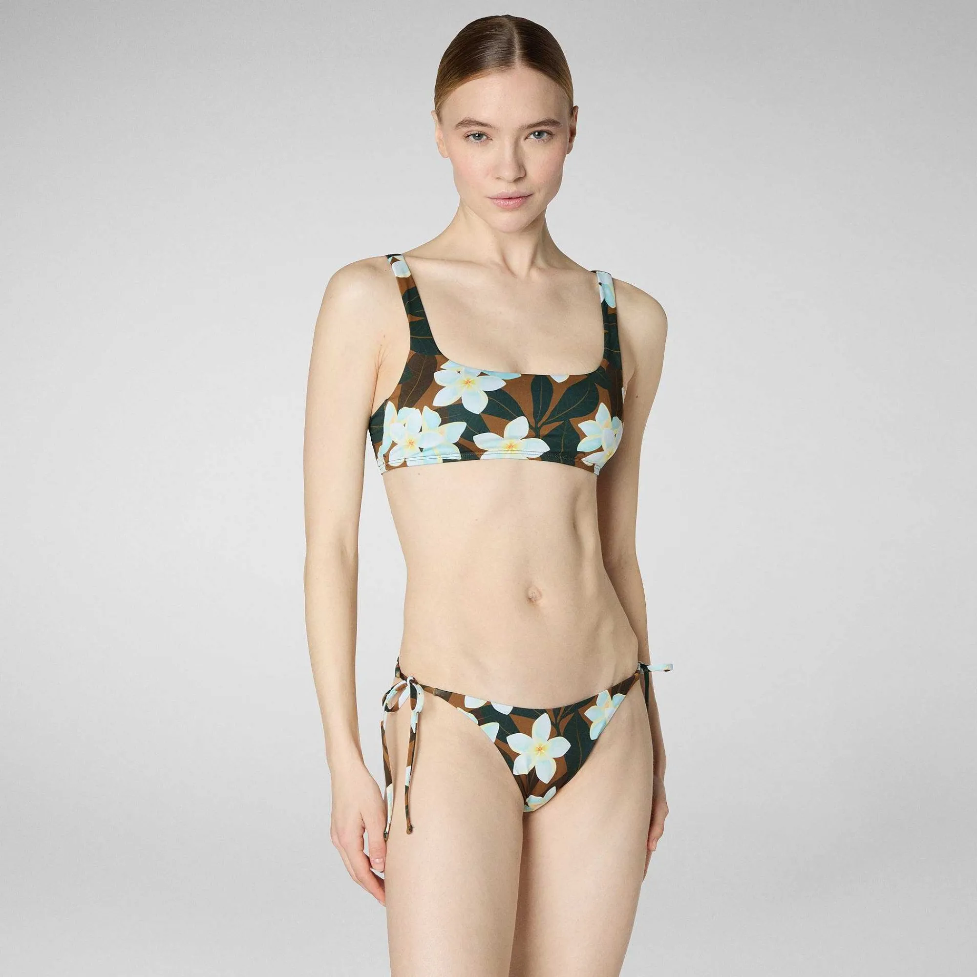 Kvinner Save The Duck Bikinitopp Uliana For Kvinner I Brun Frangipani