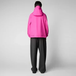 Kvinner Save The Duck Dame Regnfrakk Suki I Fucsia Rosa