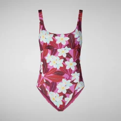 Kvinner Save The Duck Damebadedrakt Ondine I Fucsia Frangipani
