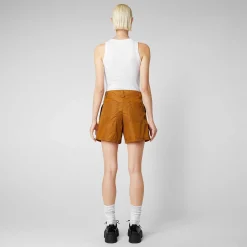 Kvinner Save The Duck Damebukse Noy I Sandal Wood Brown