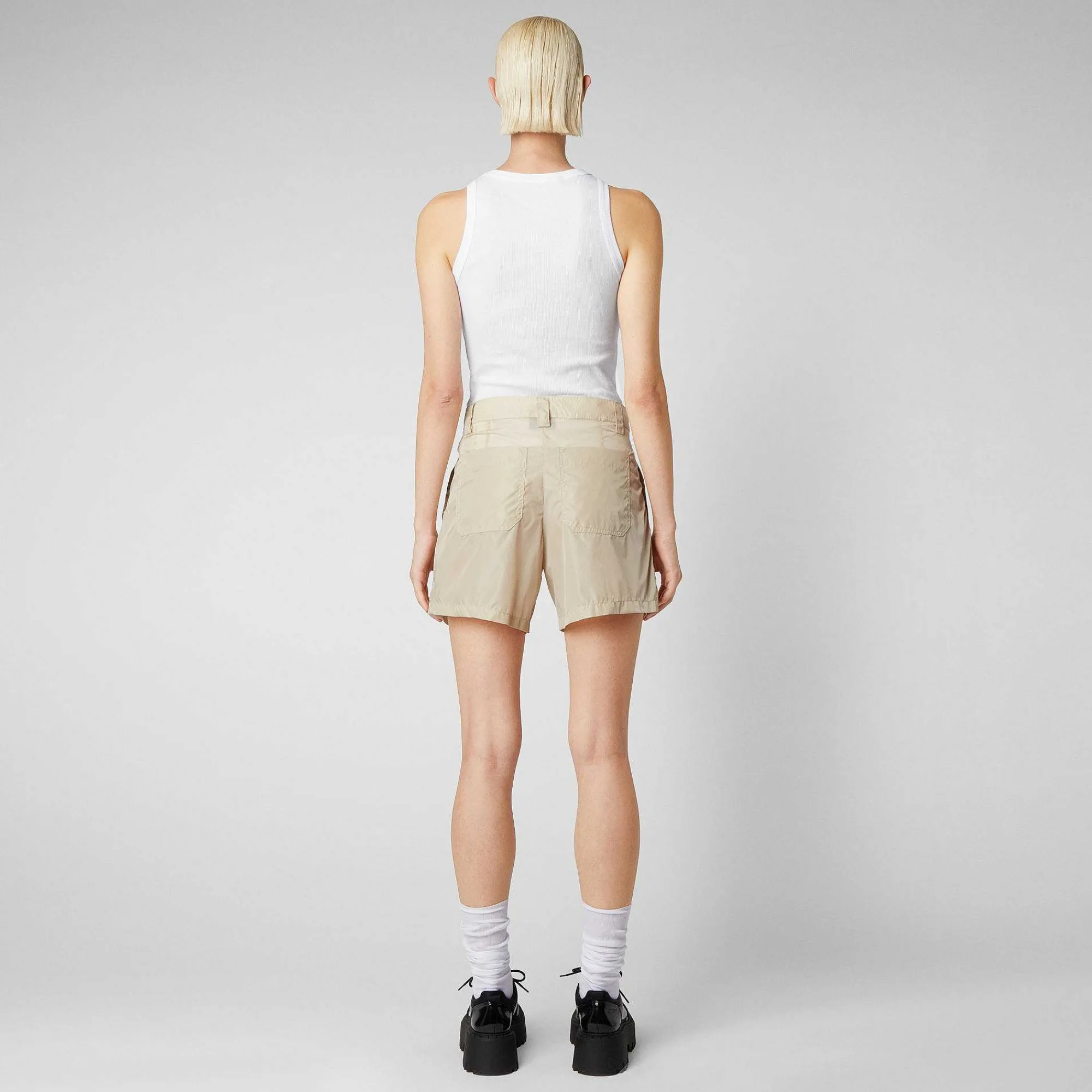 Kvinner Save The Duck Damebukse Noy In Shore Beige