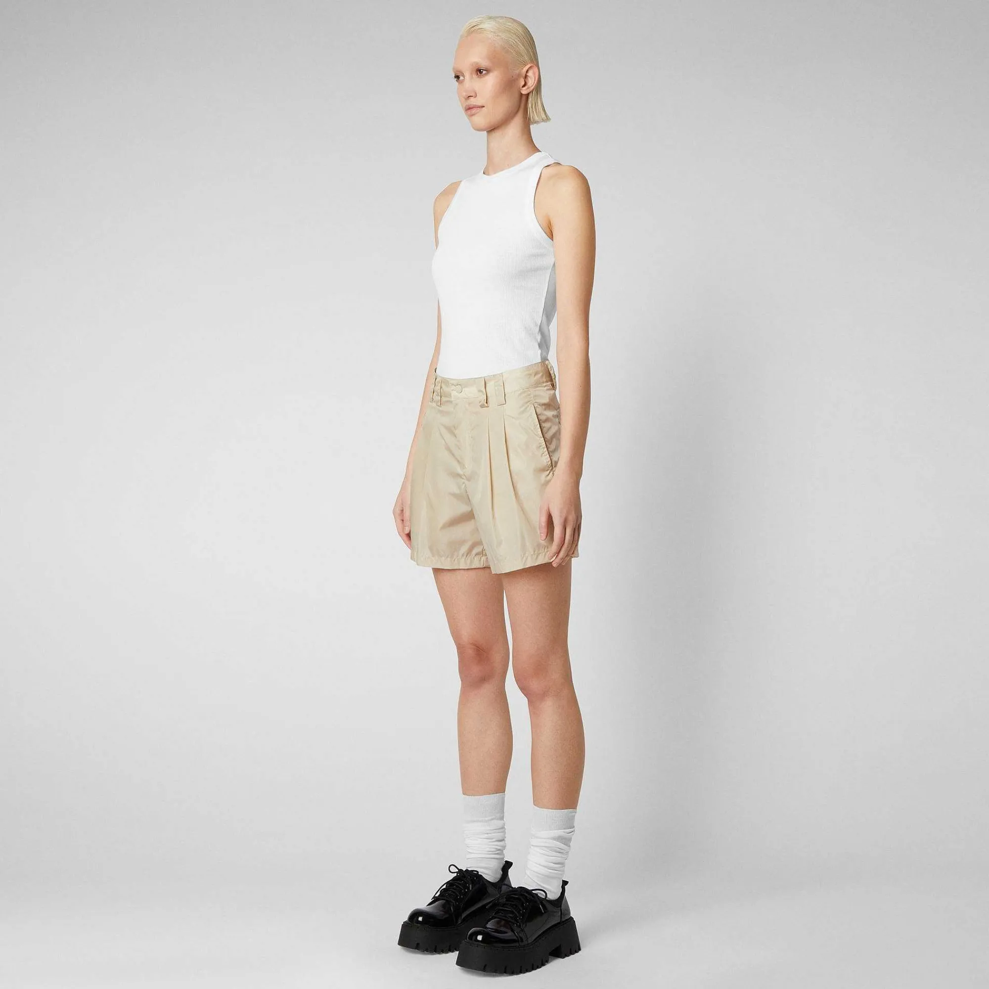 Kvinner Save The Duck Damebukse Noy In Shore Beige