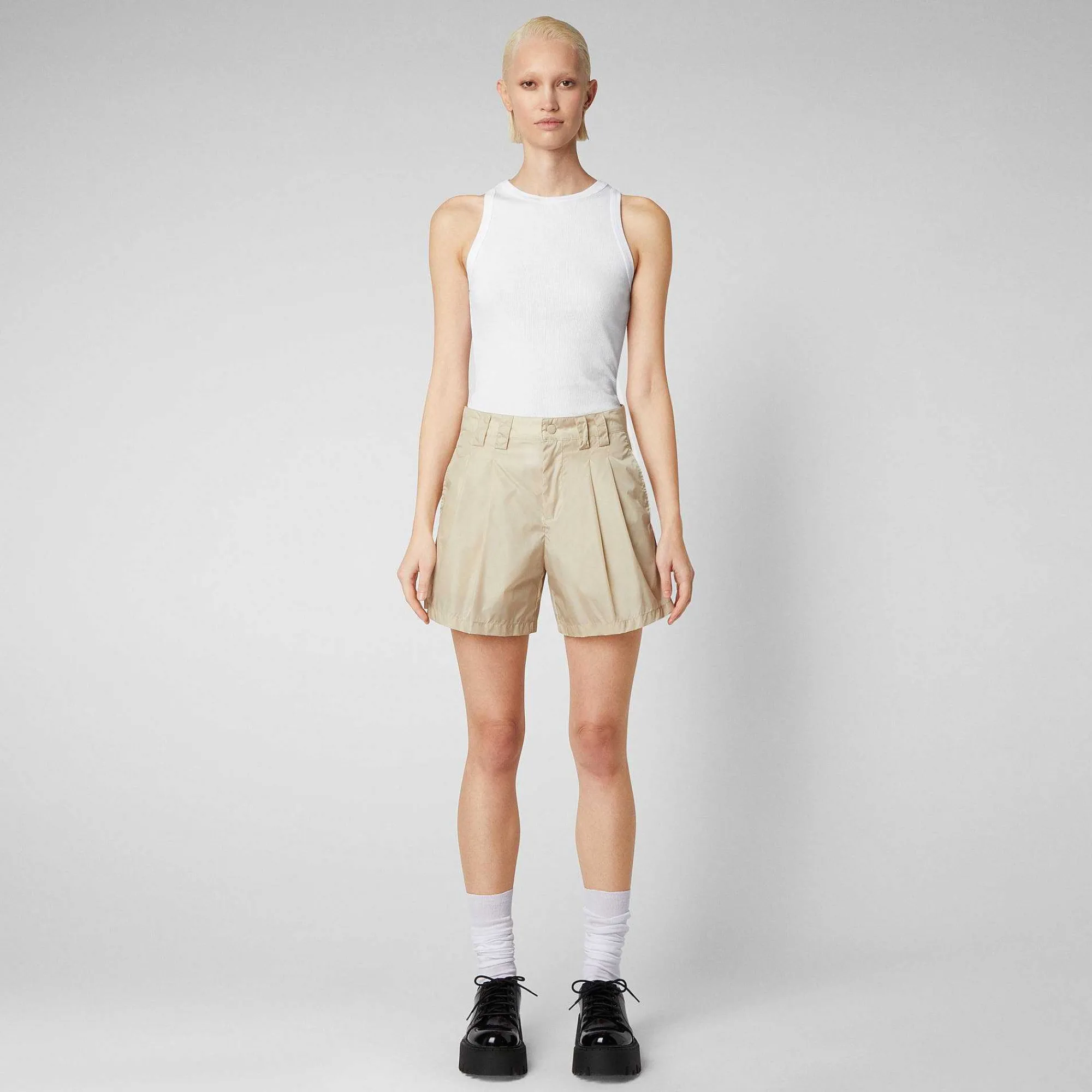 Kvinner Save The Duck Damebukse Noy In Shore Beige