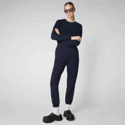 Kvinner Save The Duck Damebukser Jiya I Marineblatt