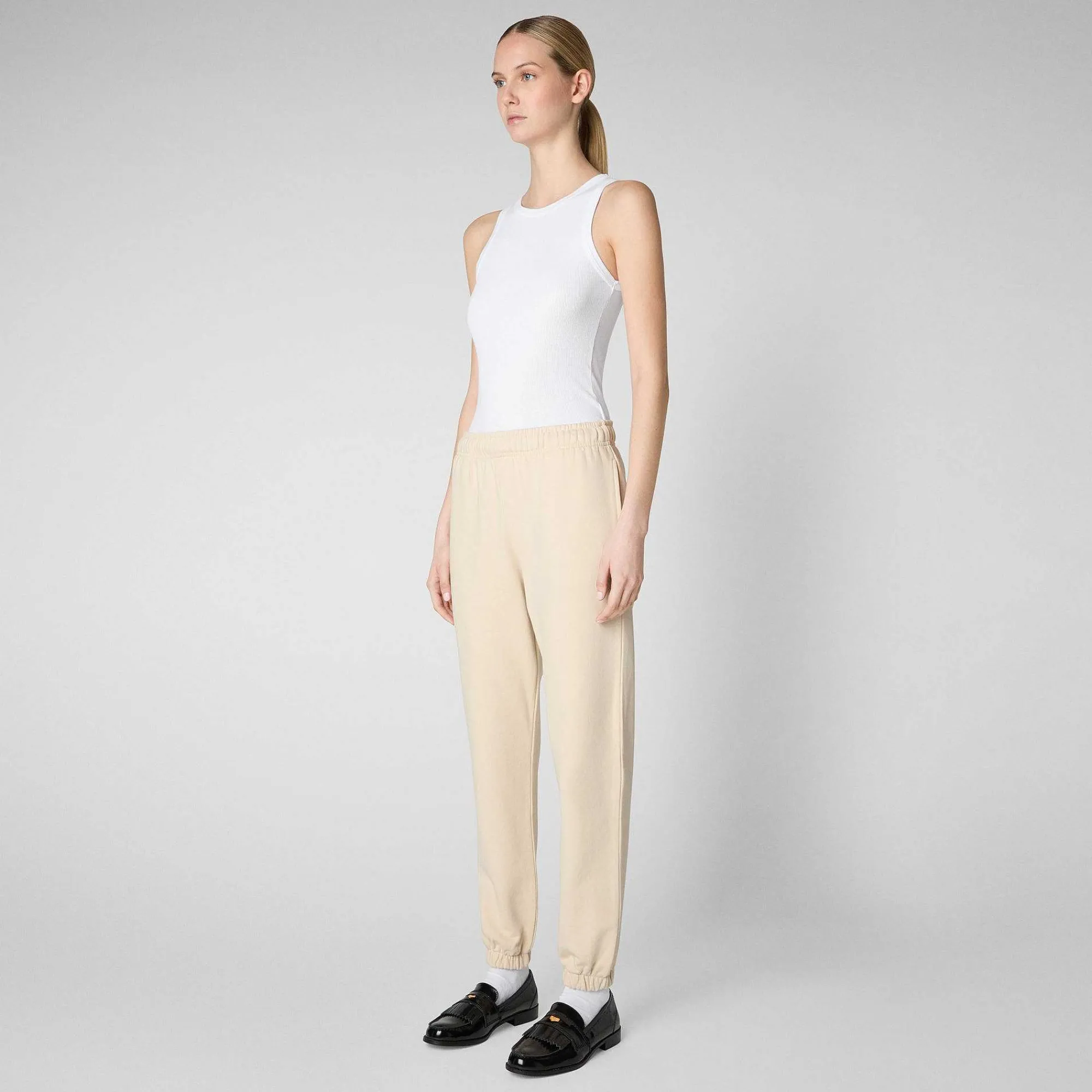 Kvinner Save The Duck Damebukser Jiya In Shore Beige