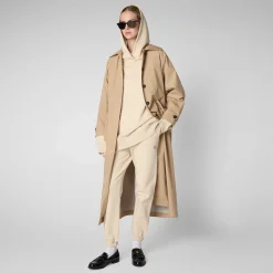 Kvinner Save The Duck Damebukser Jiya In Shore Beige