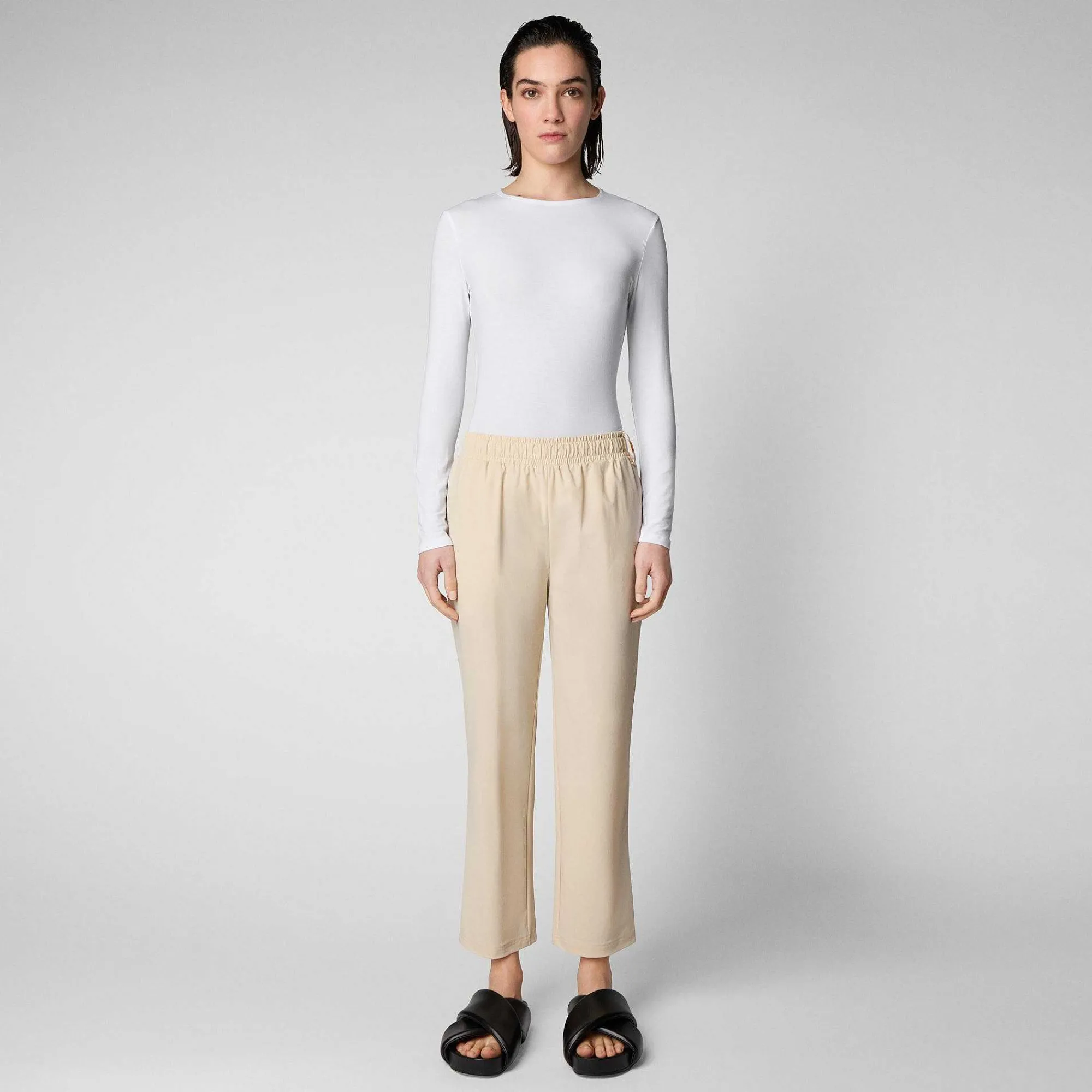 Kvinner Save The Duck Damebukser Milan I Shore Beige
