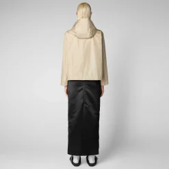 Kvinner Save The Duck Damejakke Hope In Shore Beige
