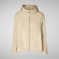 Kvinner Save The Duck Damejakke Hope In Shore Beige