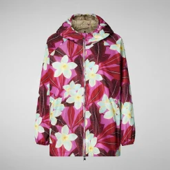 Kvinner Save The Duck Damejakke Niam I Frangipani Fucsia