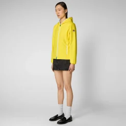 Kvinner Save The Duck Damejakke Stella I Starlight Yellow