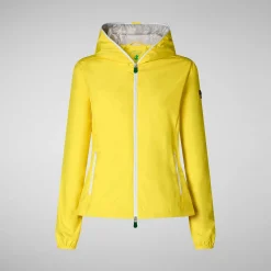 Kvinner Save The Duck Damejakke Stella I Starlight Yellow