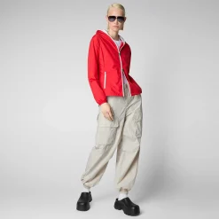 Kvinner Save The Duck Damejakke Stella In Flame Red
