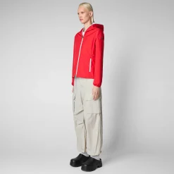 Kvinner Save The Duck Damejakke Stella In Flame Red