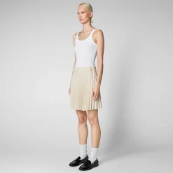 Kvinner Save The Duck Dameskjort Ilsa I Shore Beige