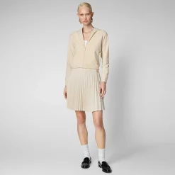 Kvinner Save The Duck Dameskjort Ilsa I Shore Beige