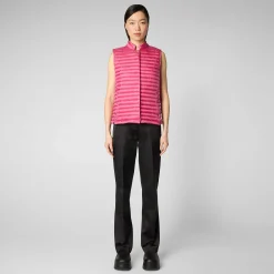 Kvinner Save The Duck Damevest Aria I Gem Rosa