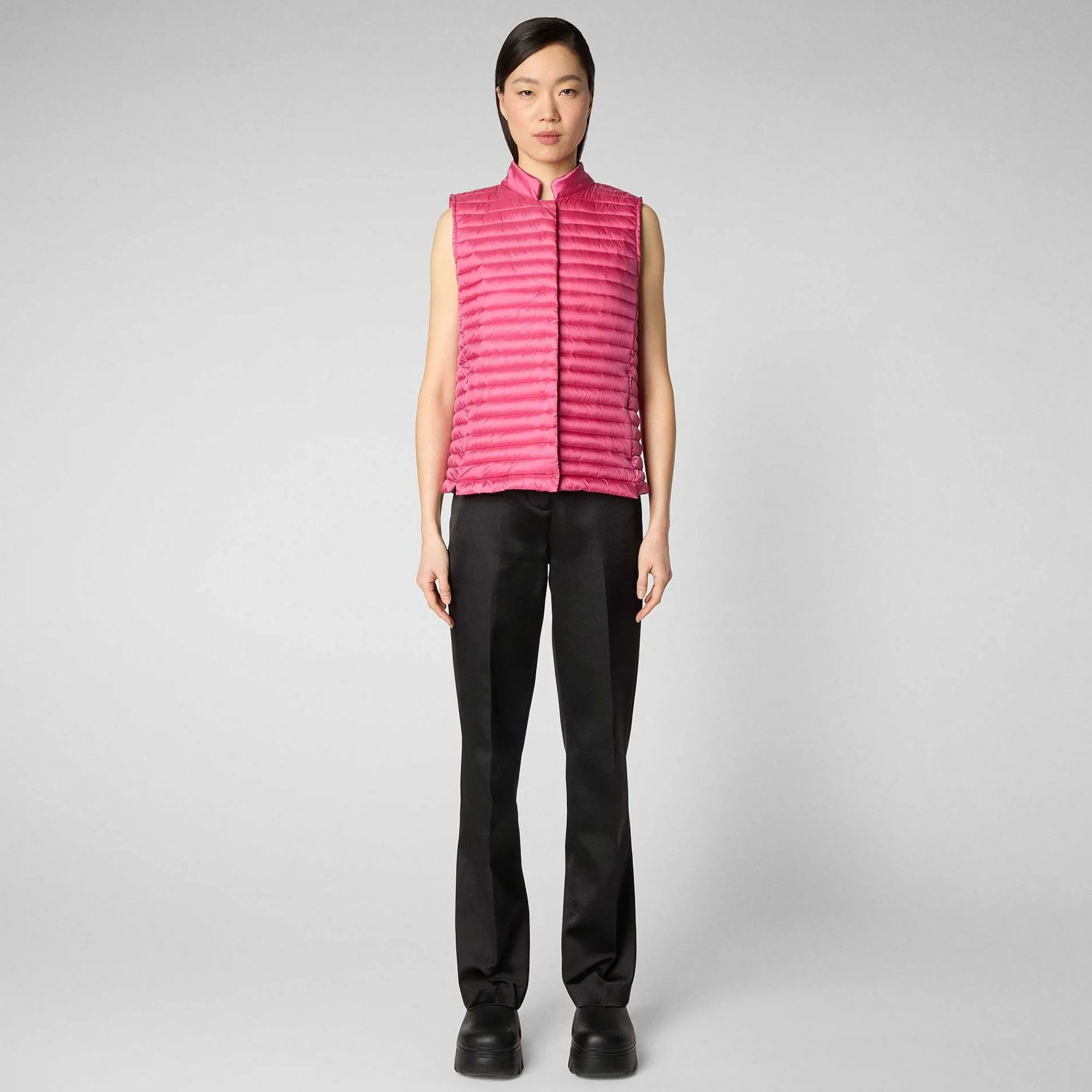 Kvinner Save The Duck Damevest Aria I Gem Rosa