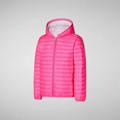 Pike Save The Duck Dyrefri Puffer Katie For Jenter I Fluorrosa