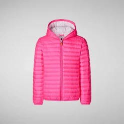 Pike Save The Duck Dyrefri Puffer Katie For Jenter I Fluorrosa