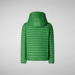 Gutt Save The Duck Dyrefri Pufferjakke For Gutter Huey In Rainforest Green