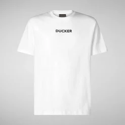 Menn Save The Duck Herre T-Skjorte Nalo I Hvitt