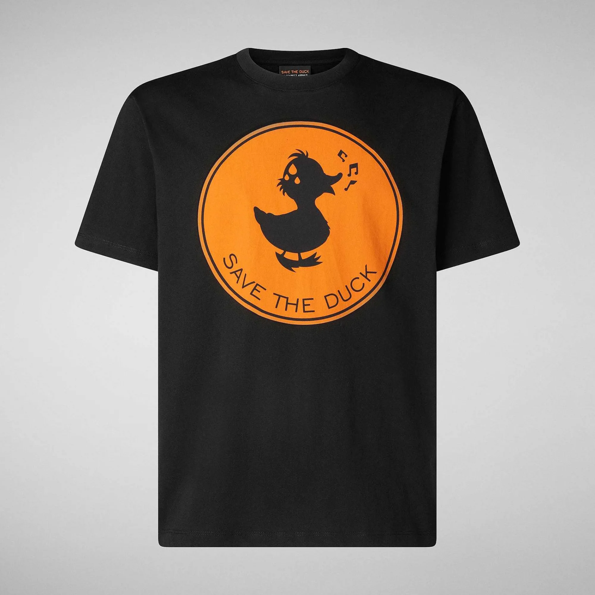 Menn Save The Duck Herre T-Skjorte Sabik I Svart