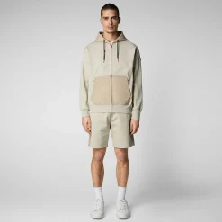 Menn Save The Duck Herregenser Deas In Stone Beige