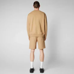 Menn Save The Duck Herregenser Silas I Biscuit Beige