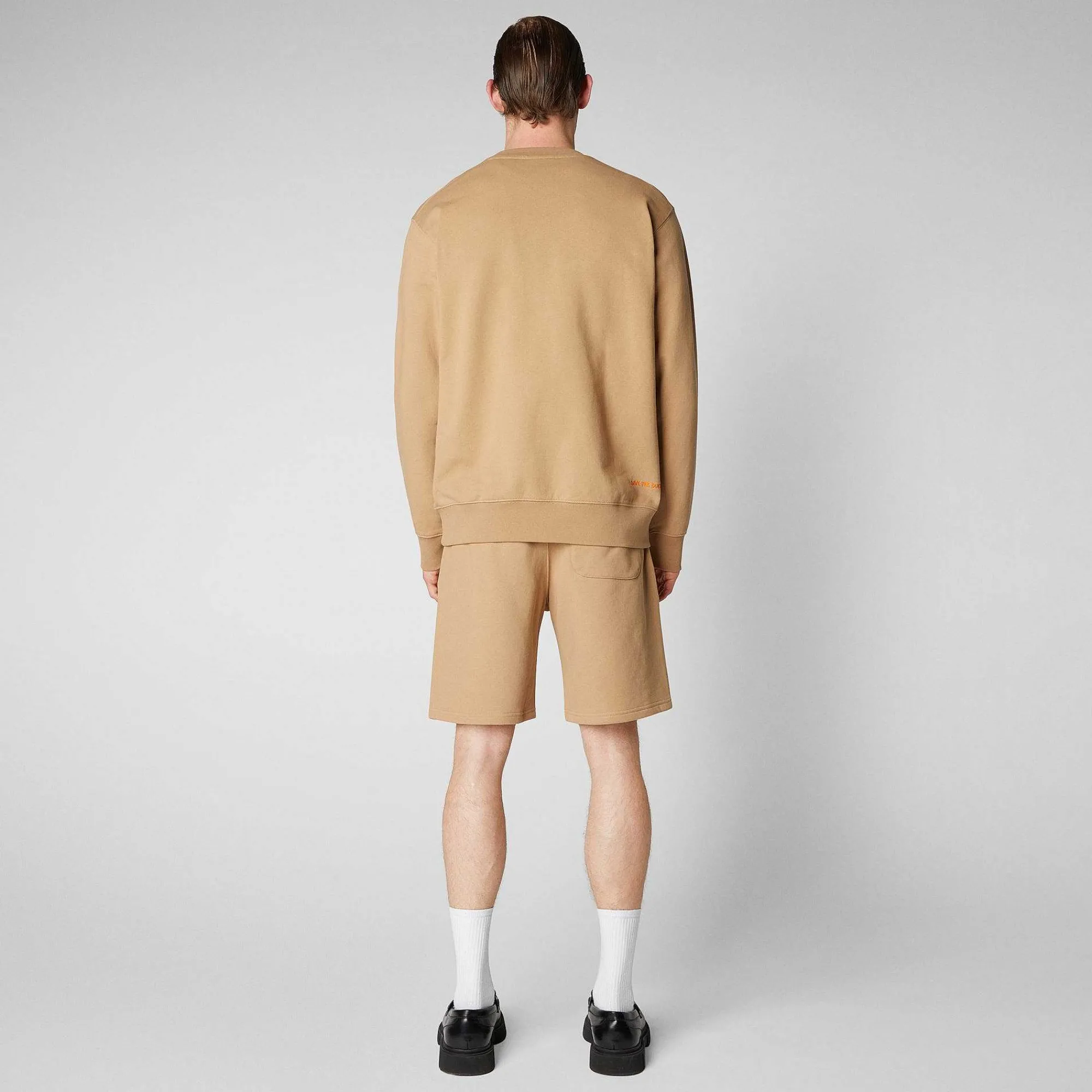Menn Save The Duck Herregenser Silas I Biscuit Beige