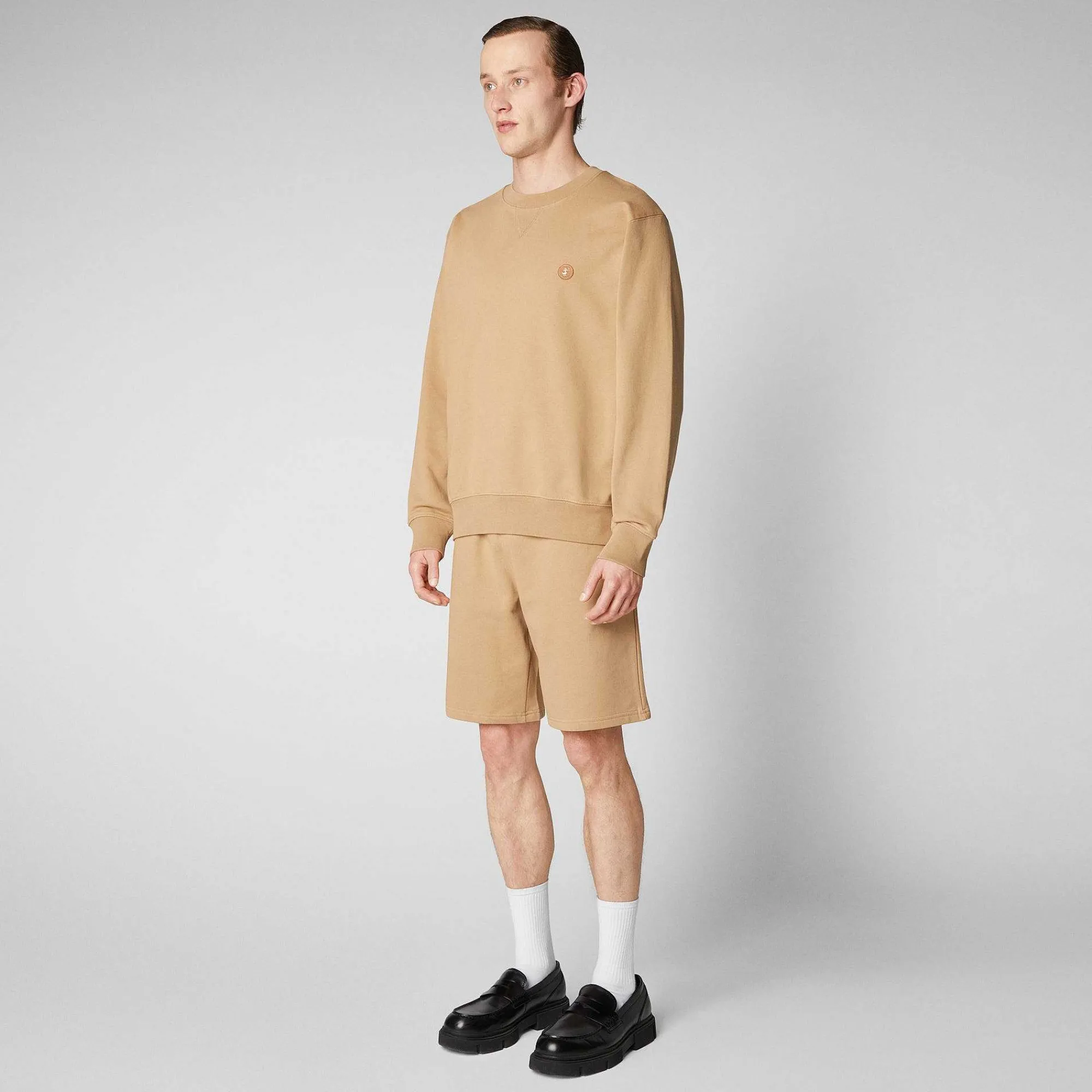 Menn Save The Duck Herregenser Silas I Biscuit Beige