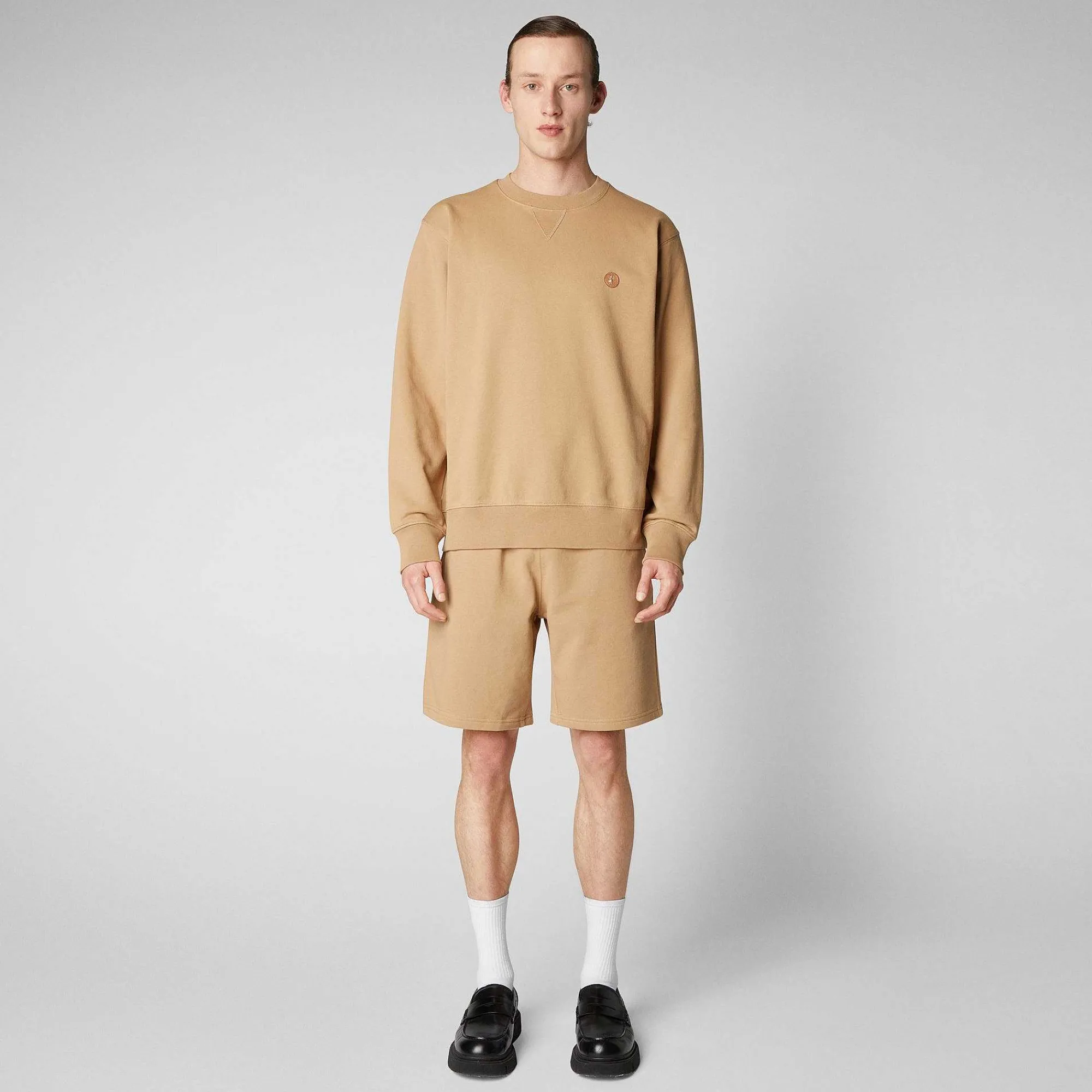 Menn Save The Duck Herregenser Silas I Biscuit Beige
