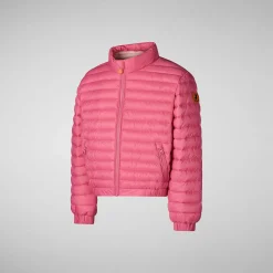 Pike Save The Duck Jente'S Animal Free Puffer Mae In Gem Pink