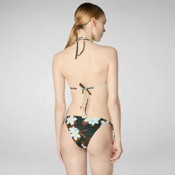 Kvinner Save The Duck Justerbar Bikinibunn Wiria For Kvinner I Brun Frangipani
