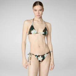 Kvinner Save The Duck Justerbar Bikinibunn Wiria For Kvinner I Brun Frangipani