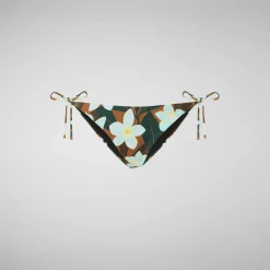 Kvinner Save The Duck Justerbar Bikinibunn Wiria For Kvinner I Brun Frangipani