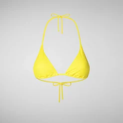 Kvinner Save The Duck Kvinne Triangle Bikinitopp Riva I Starlight Yellow