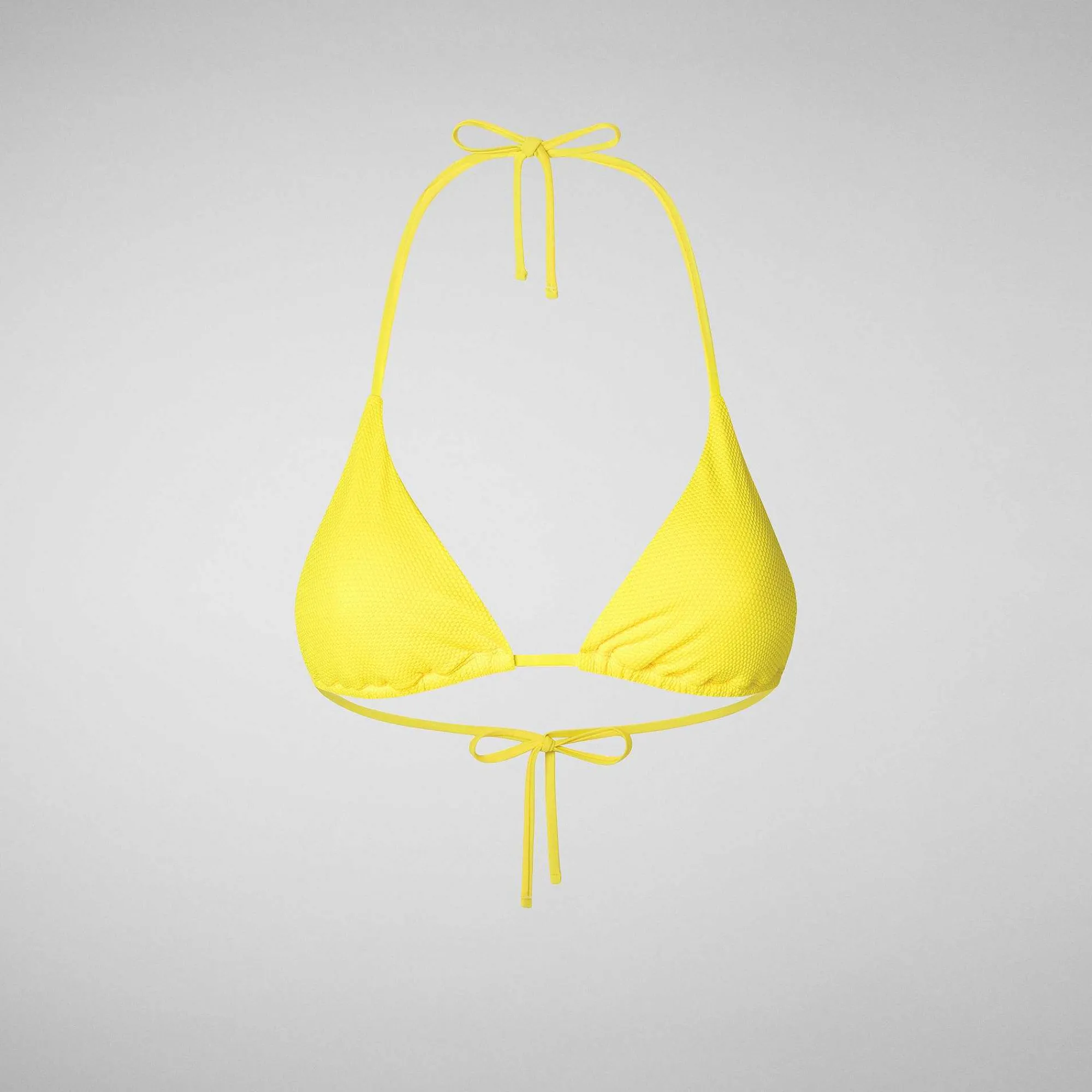 Kvinner Save The Duck Kvinne Triangle Bikinitopp Riva I Starlight Yellow