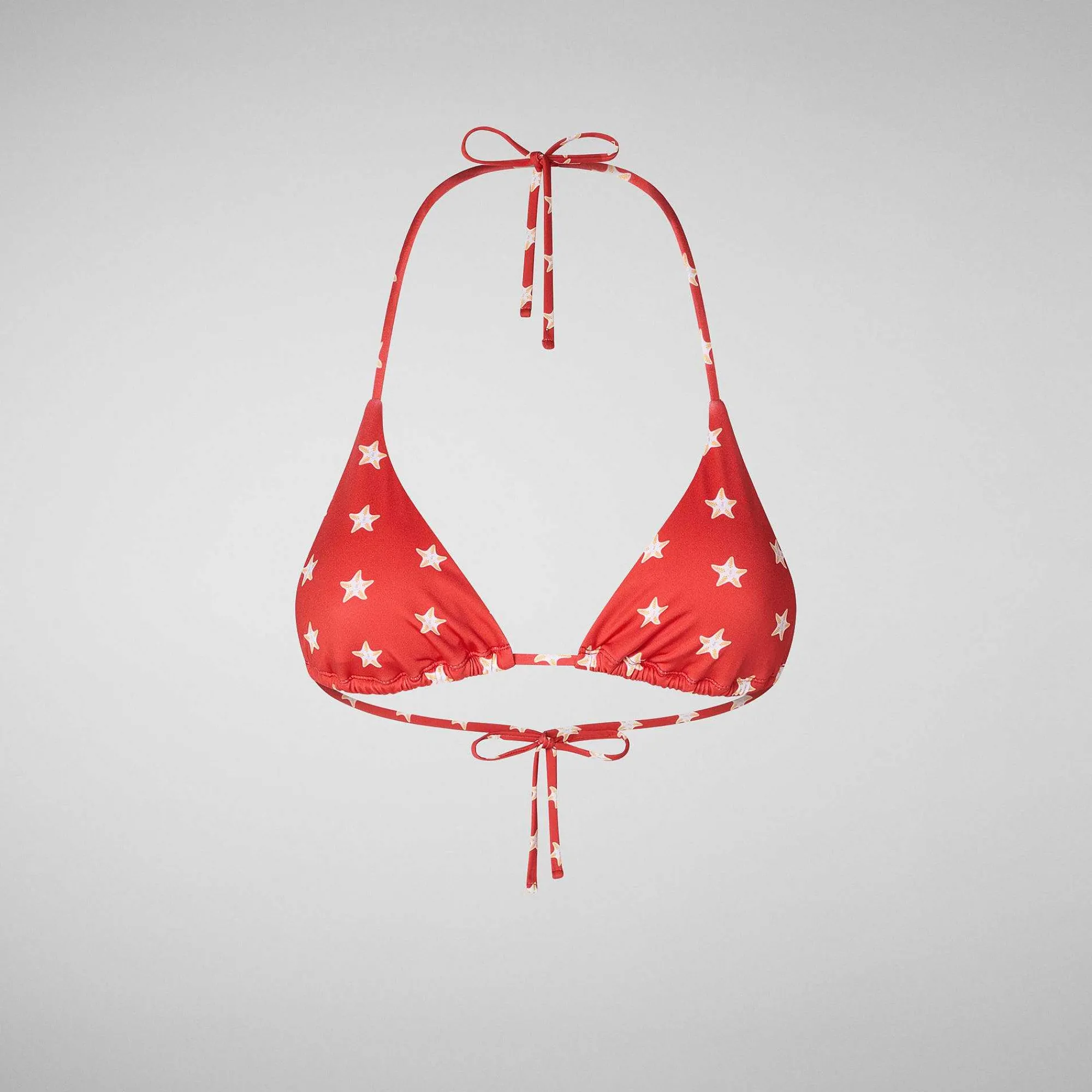 Kvinner Save The Duck Kvinne Triangle Bikinitopp Xara In Red Sea Stars