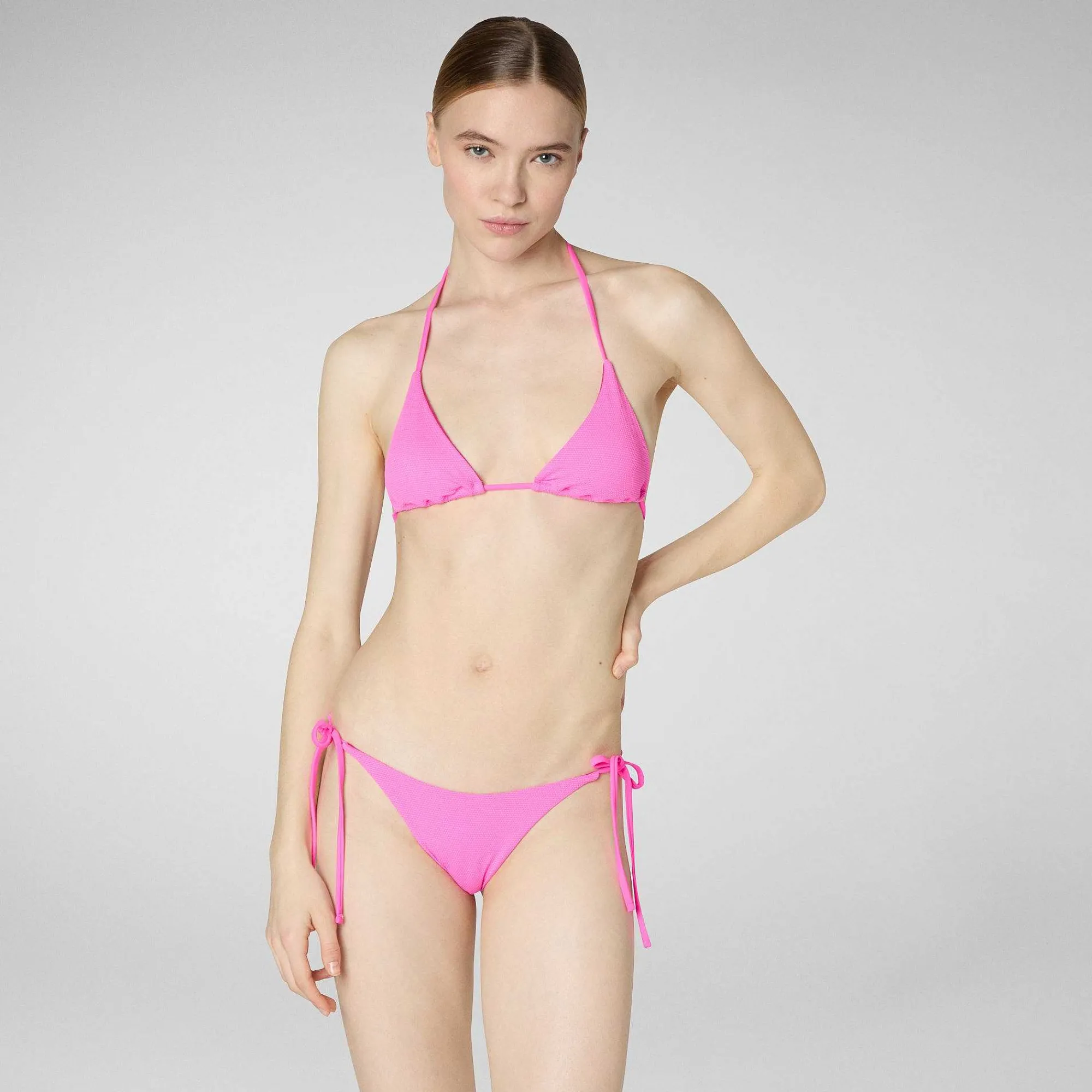 Kvinner Save The Duck Kvinne Triangle Bikinitopp Riva I Fucsia Rosa