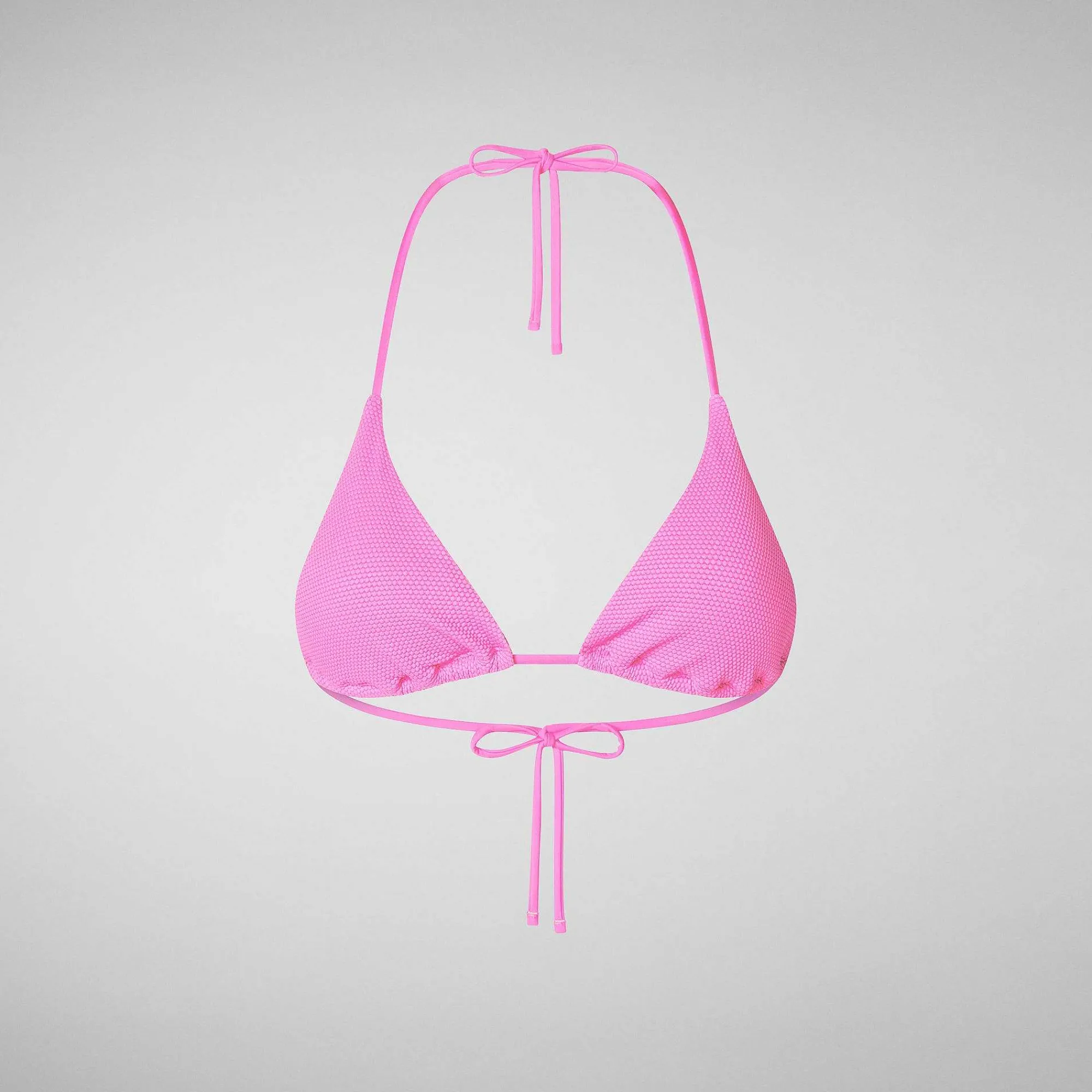 Kvinner Save The Duck Kvinne Triangle Bikinitopp Riva I Fucsia Rosa