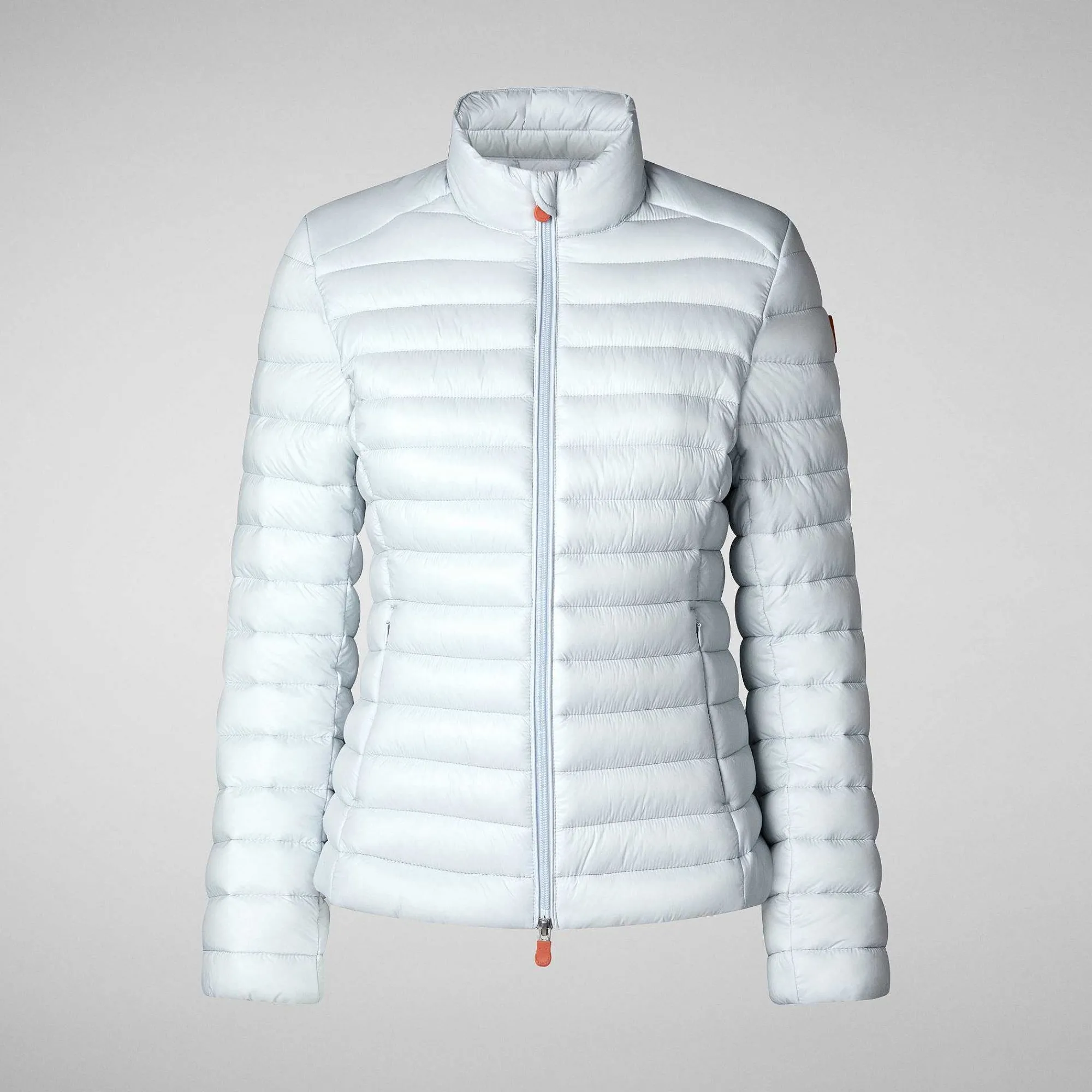 Kvinner Save The Duck Kvinners Dyrefri Puffer Carly I Foam Grey