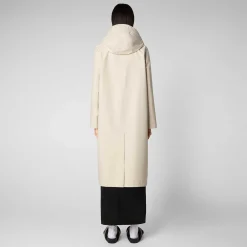 Kvinner Save The Duck Kvinnes Regnfrakk Asia I Shore Beige