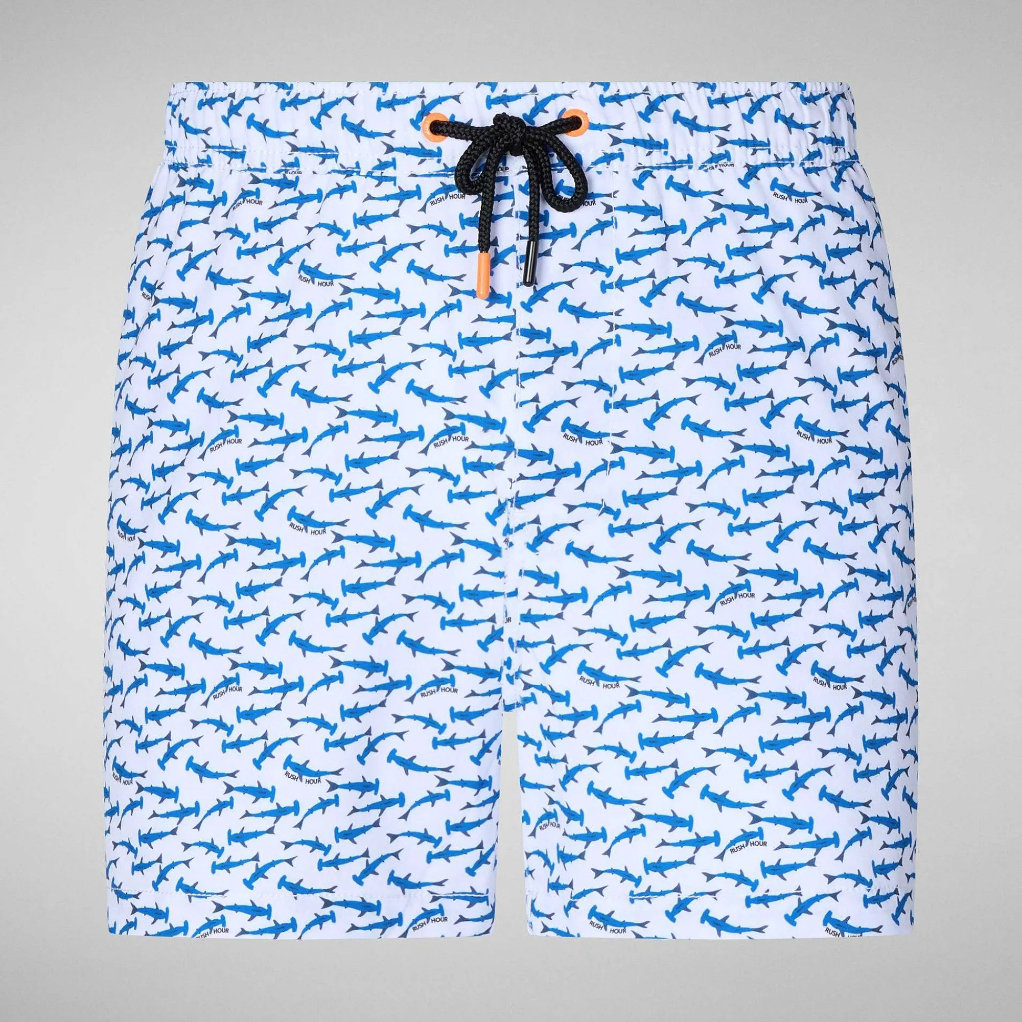 Menn Save The Duck Manns Badetøy Ademir I Hammerhead Sharks Pa Bla