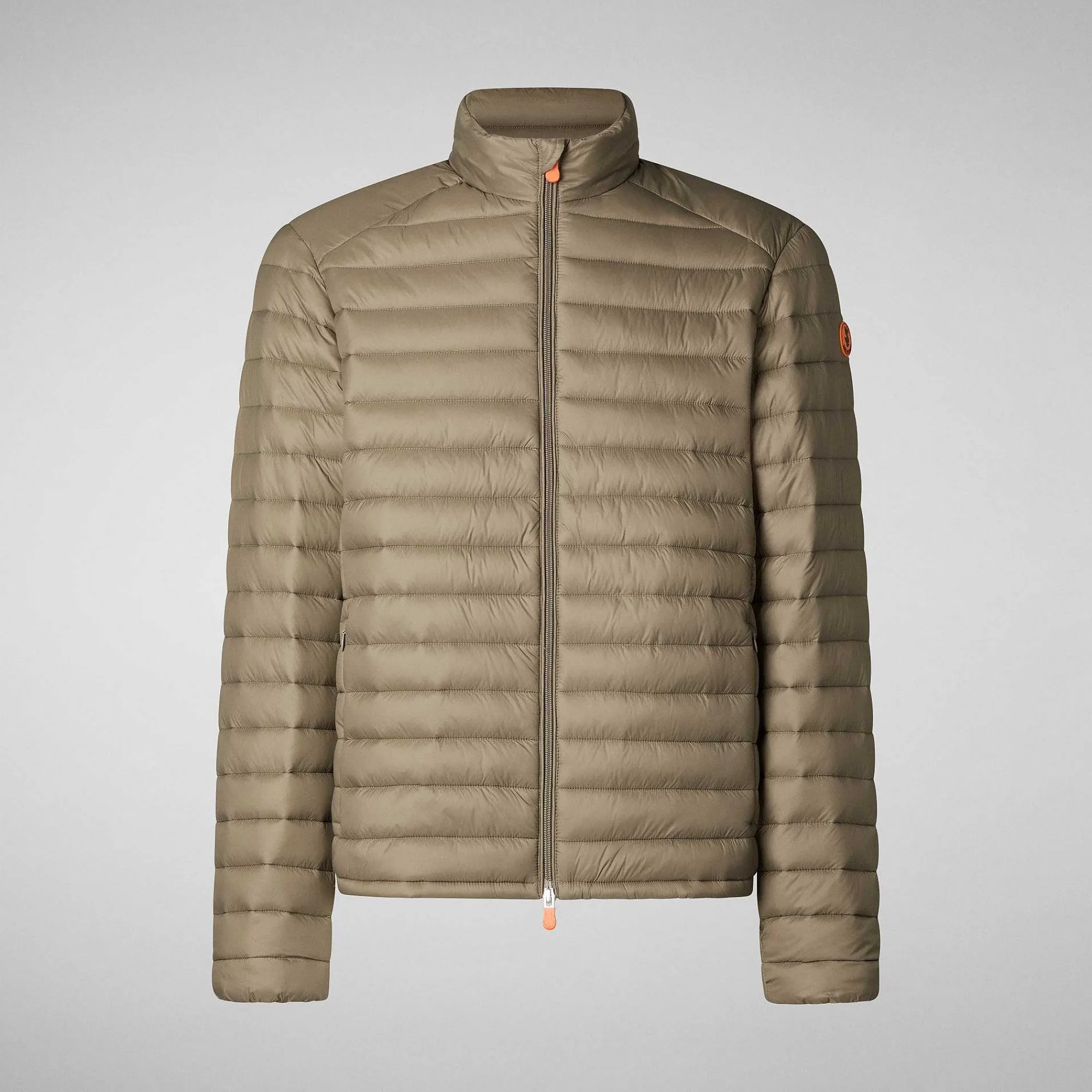 Menn Save The Duck Manns Dyrefrie Puffer Alexander I Elephant Grey