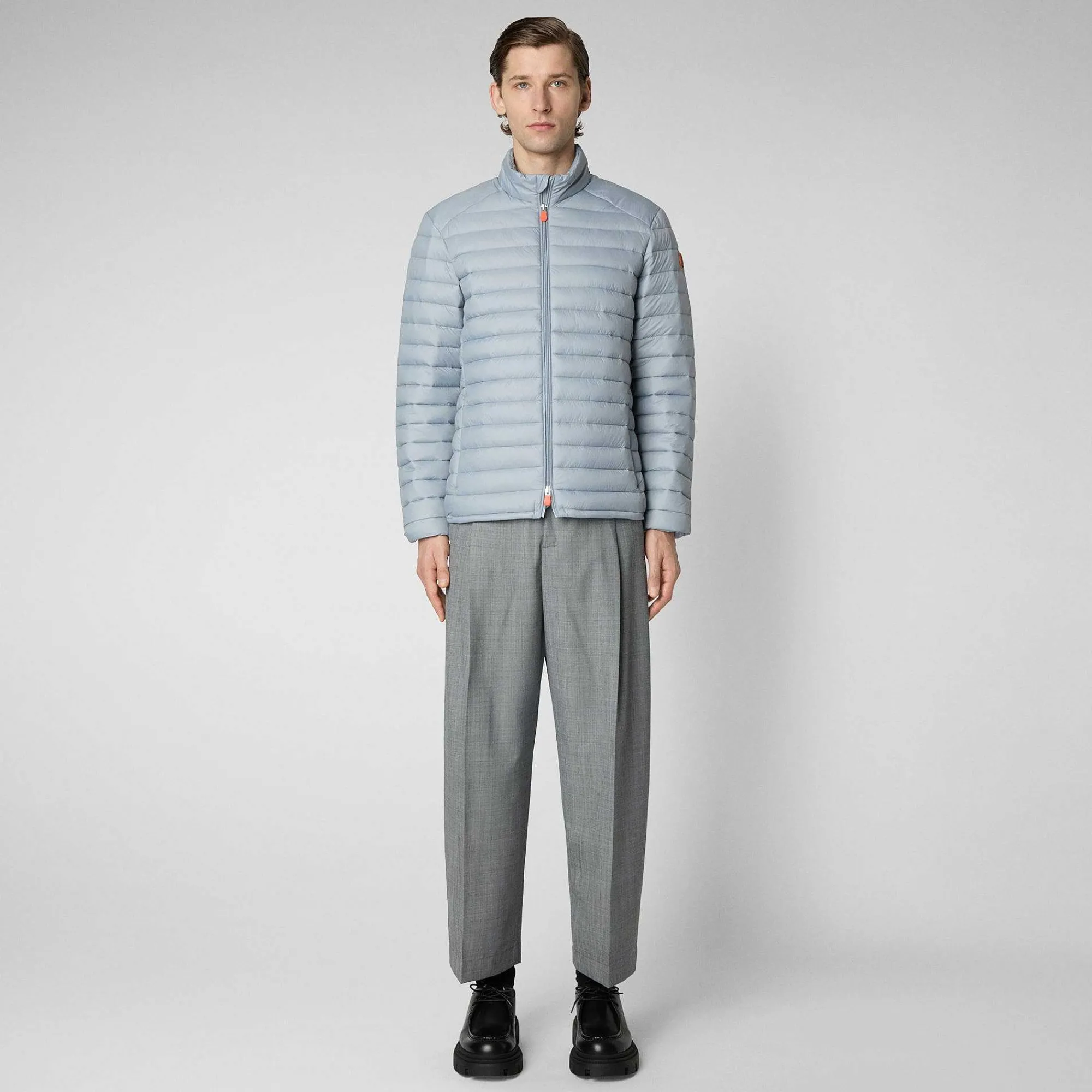 Menn Save The Duck Manns Dyrefrie Puffer Alexander I Regngra